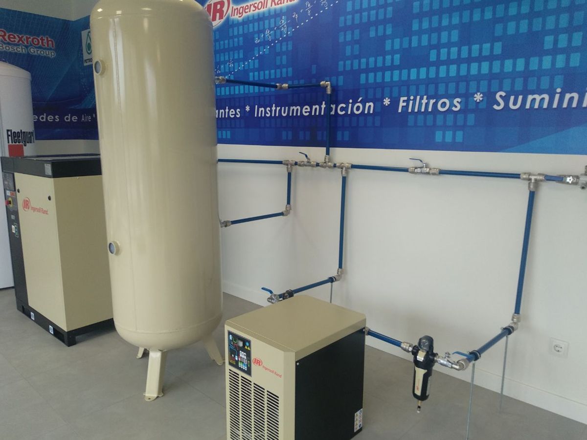 Instalación demo de aire comprimido Velfair en Cantabria
